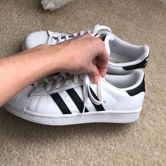 Like New Adidas Superstar Sneakers - Picture 4 of 5